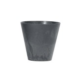 Ghiveci Decorativ Rotund Antracit 7L, 25cm Tubus Beton Prosperplast. Ghiveci flori interior/exterior, rezistent
