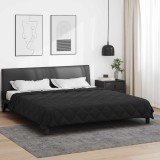 vidaXL Duvet complet pe tot parcursul anului Negru 200 x 200 cm 42025587