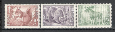 Finlanda.1953 Campanie impotriva tuberculozei-Animale KF.54 foto