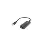 Adaptor LAN USB 3.0 , Lanberg 41870, cu cablu 15 cm, Gigabit Ethernet