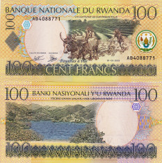 RWANDA 100 francs 1 mai 2003 UNC!!! foto