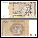 BOSNIA HERTEGOVINA █ bancnota █ 100 Konvertibilnih Marka █ 2019 █ P-86 BiH █ UNC