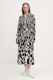 Desigual rochie TRIPOLI culoarea negru, midi, oversize, 25SWVW40