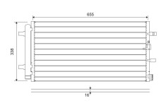 VALEO 814370 Condensator, climatizare foto