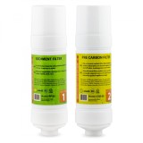 Set filtre pentru dozator de apa Zass ZWD 03 WF si ZWD 04 WF(Sediment si Precarbon), durata 6 luni - NOU