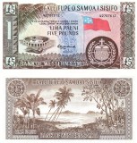 Samoa de Vest 5 Lire 5 Pounds 2020 P-15cs UNC