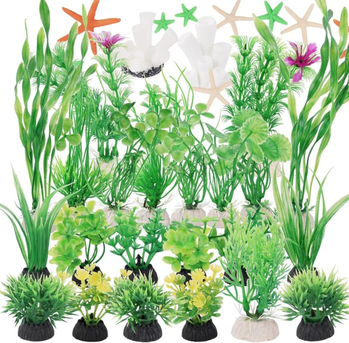 Decorațiune pentru plante de acvariu, 41 de piese