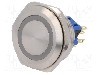 Intrerupator anti-vandalism, ON-(ON), &Oslash;30mm, ONPOW - GQ30-11E/B/12V/S