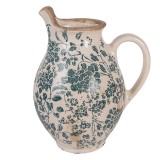 Cumpara ieftin Carafa decorativa ceramica verde bej 16x12x19 cm