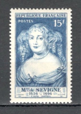 Franta.1950 Madame de Sevigne-scriitoare SF.156 foto