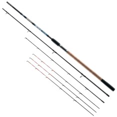 Lanseta BRAIN Scout Feeder Black EVA 3.90m, 90g, 3+3seg