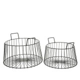 Cumpara ieftin Cosulet din inox - Iron Wire Basket Handle | Kaemingk
