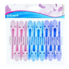 Set profesional clipsuri pentru par 12 buc x 10 cm cod. 4432400