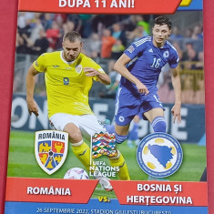 Program meci fotbal ROMANIA - BOSNIA si HERTEGOVINA (26.09.2022)