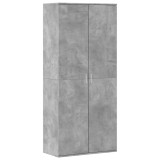 Cumpara ieftin Pantofar, gri beton, 80 x 39 x 178 cm, PAL
