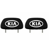 Set 2 huse tetiere negre, pentru gama auto KIA