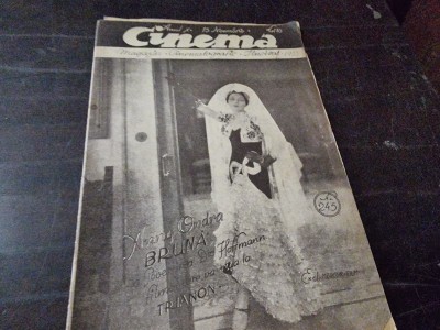 CINEMA - MAGAZIN CINEMATOGRAFIC ILUSTRAT, ANUL X, NR.245 /1933 foto