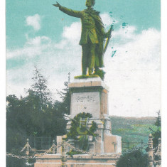 4158 - SIGHISOARA, Mures, Petofi statue, Romania - old postcard - unused