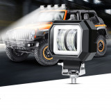 Proiector Led, 7D Optic, 20W, 12V-24V, 7.6CM , Pentru ATV, Jeep, Moto, Spot HAL454, General