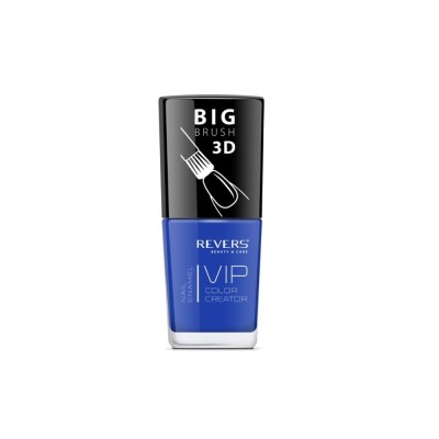 Lac de unghii Vip, 3D, Revers, albastru inchis, mat, 12 ml, Nr 082 - intens foto