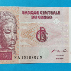50 Francs 2000 Congo - Bancnota SUPERBA - UNC