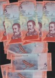 Venezuela 5 Bolivari 2018 UNC - Bancnota Originala, Neutilizata