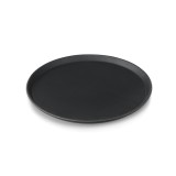 Tava servire antialunecare neagra 40 cm