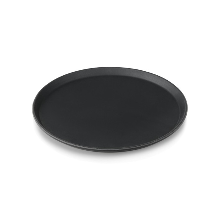 Tava servire antialunecare neagra 40 cm