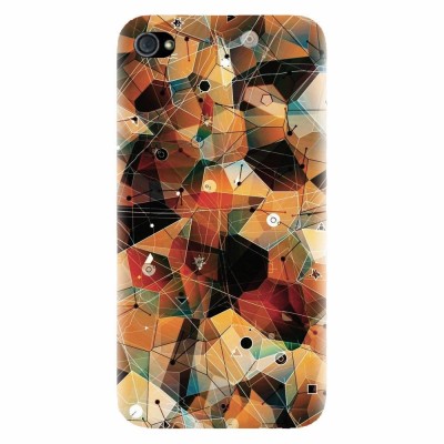 Husa silicon pentru Apple Iphone 4 / 4S, Abstract Triangles Connected Lines foto