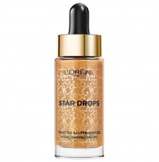 Iluminator lichid L Oreal Paris Star Highlighting Drops, Warm Gold 15 ml foto