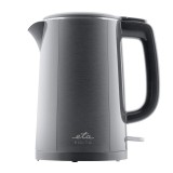 Fierbator electric ETA Edita 8595 90020, 1.5 litri, 2200W, otel inoxidabil, pereti dubli, gri