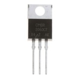 60V-2X10A DIODA TO220 SCHOTTKY D 2X10A, 60V MBR2060CT TAIWAN SEMICONDUCTOR