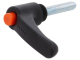 Manetă Franceză Neagră 30mm/44mm