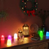Cumpara ieftin Lum&acirc;nări pastile electrice fără flacără cu LED 12 buc. colorate