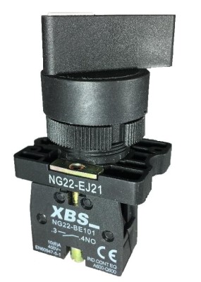 Intrerupator buton 0-1 6A 1NO contact normal deschis 230V pentru tablouri electrice foto