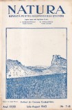 Natura. Revista pentru raspandirea stiintei, anul XXXII, nr. 7-8, iulie-august