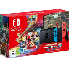 Consola Switch Version2 - culoare Red and Blue + Joc Mario Kart 8 Deluxe Edition foto