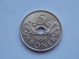 5 KRONER 1998 NORVEGIA-XF, Europa