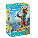 Jucarie Playmobil Scooby-Doo, Figurina de Colectie, Scooby-Doo Samurai, 70716, Multicolor