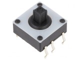 Micro&icirc;ntrerupător TACT 0,02A 15VDC PCB THT 2,6N