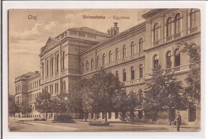 Carte postala necirculata din perioada interbelica Cluj