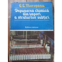 Depunerea Chimica Din Vapori A Straturilor Subtiri - C.e.morosanu ,527856