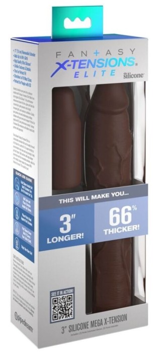 Manson prelungitor elastic din silicon moale pentru penis 3&quot; Silicone X-tension