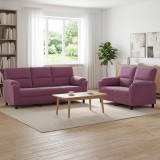 Cumpara ieftin Set de canapea 2 pcs Violet Catifea