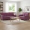 Set de canapea 2 pcs Violet Catifea - 1