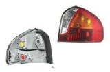 Stop spate lampa Hyundai Santa Fe (Sm), 02.2001-08.2004, omologare ECE, fara suport bec, semnalizare portocalie, 92420-26000, partea dreapta, Depo