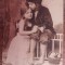 QW18 21 - Fotografie foarte veche - Doi copii superbi frate si sora - anii 1920