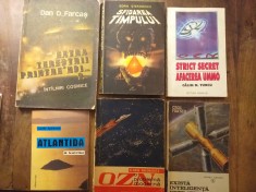 Lot 8 carti extraterestrii, UFO, Atlantida