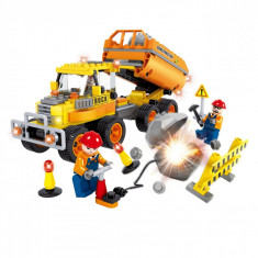 Set cuburi Lego,actual investing, model fabrica de constructii, 259 piese foto
