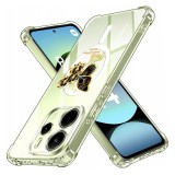 Husa antisoc pentru xiaomi redmi note 14 4g (regional) - airbag magsafe, col&Egrave;uri ranforsate- butterfly auriu